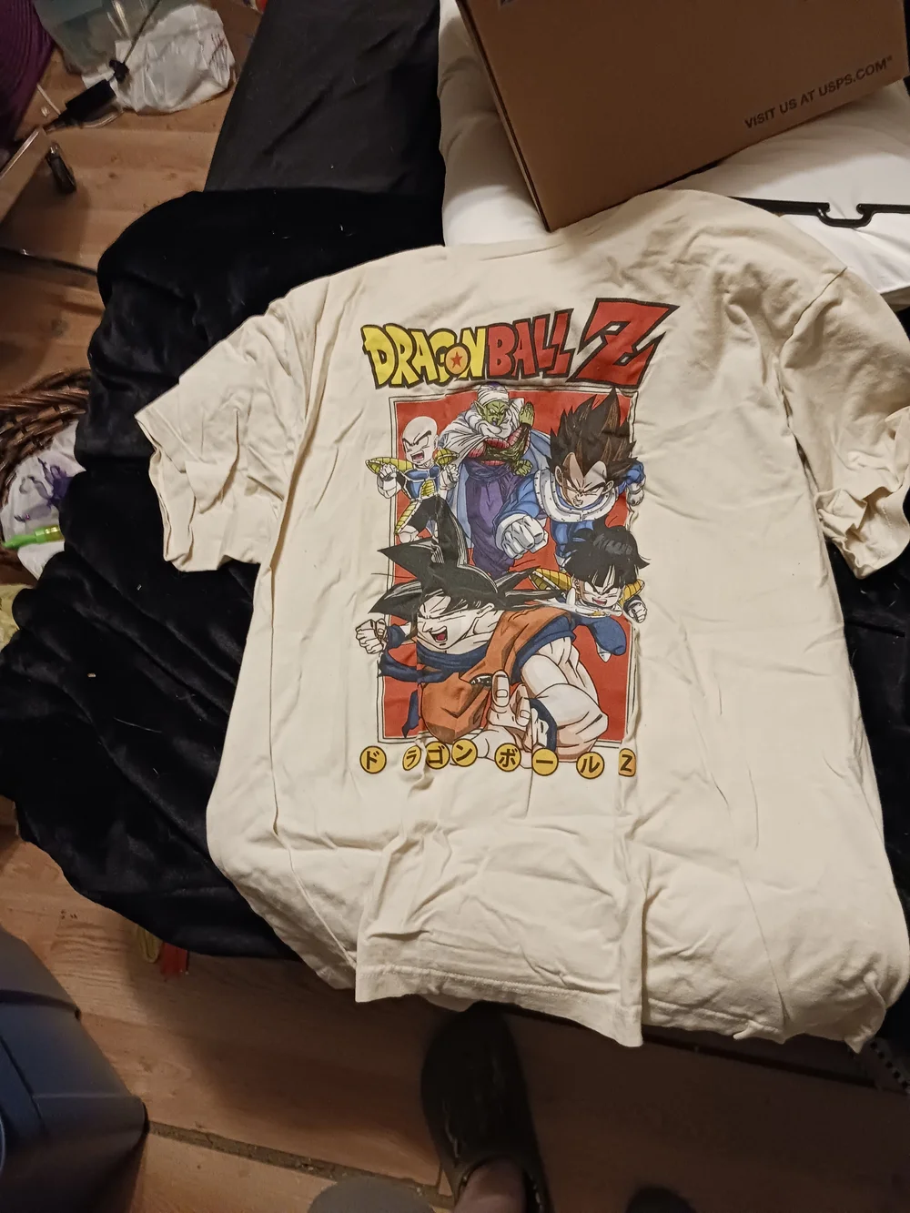 Dragon Ball Z Short Sleeve Graphic Tee - Cream
